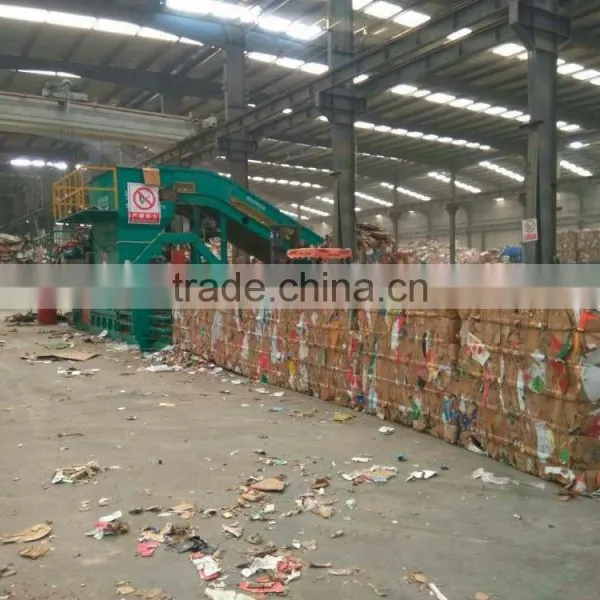 Fully Automatic Hydraulic Waste Paper Cardboard Baling Machine photo-2