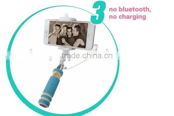 Wholesale Wired Mini Smartphone Selfie Stick for Phone photo-3