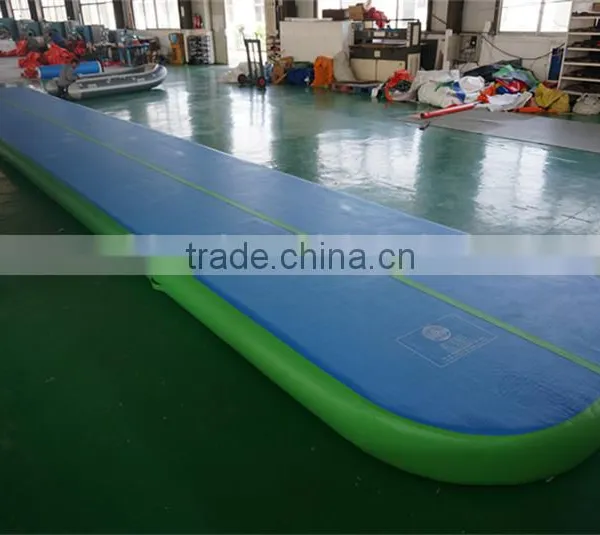 High Quality Double Wall Fabric Inflatable Gym Air Tumble Track For Sale photo-4