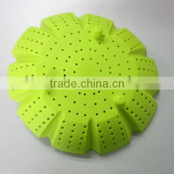 100%Food Grade Silicone Food Steamer photo-2