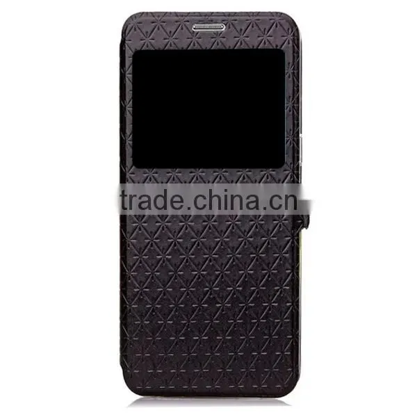 Embossing PU Leather Phone Case, Holder Stand Magnetic Flip Leather Case With Window For Samsung Note 7 photo-3