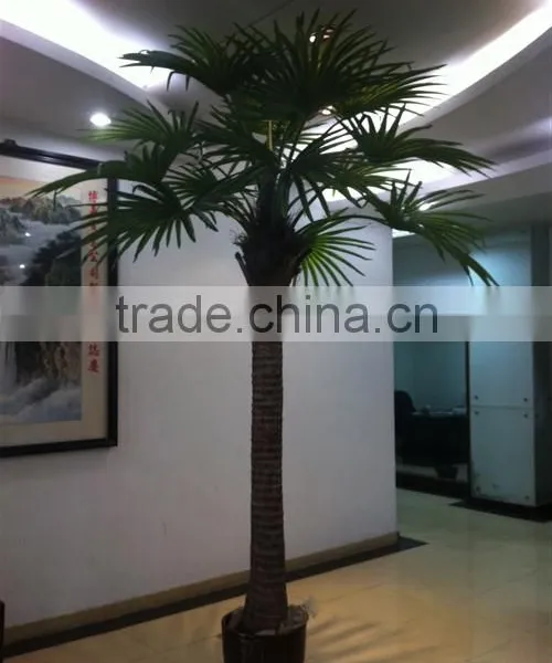 Home Garden Edging Decorative 5ft to 16ft Height Outdoor Artificial Green Plastic Palm Trees EDS06 0803 photo-2