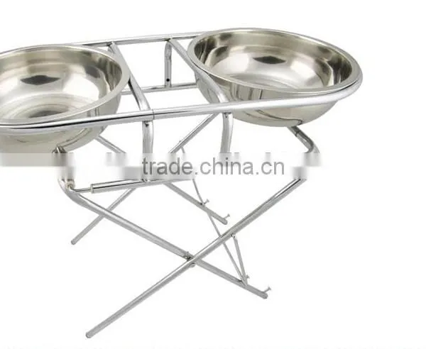 Adjustable Pet Feeder,dog Bowl /dog Food Rackwith Stainless Bowl / Food Stand/ Ironl Rack photo-2