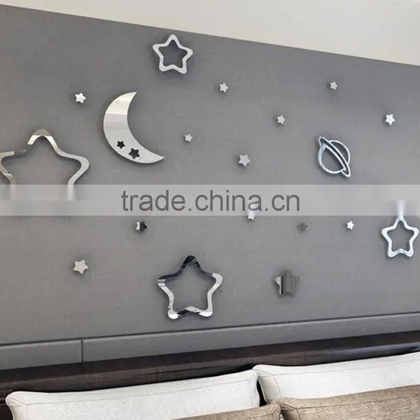 2017 Jayi Mirror Acrylic Customized Shape Mirror Decorative Sticker for Wall on the Wall Sign Supplier photo-2