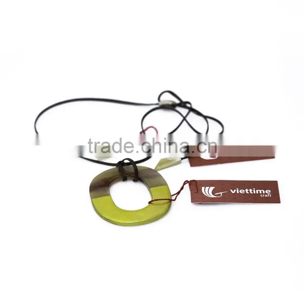 Fashionable Horn Pendant Necklaces Jewelry Made From Natural Horn in Vietnam photo-4