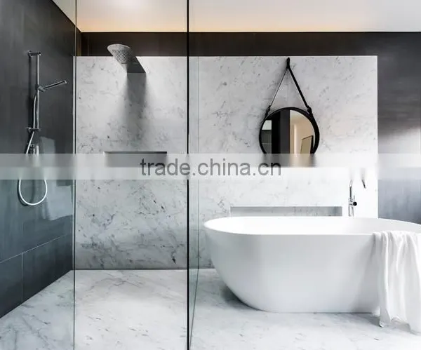 Hot Sale High Gloss Natural Stone Kavala White Marble Tile photo-2
