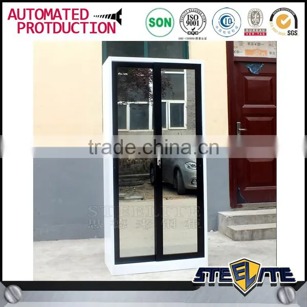 China Factory Steel Almirah Online Shopping/Clothes Cupboard Design/2 Door Iron Cupboard photo-5