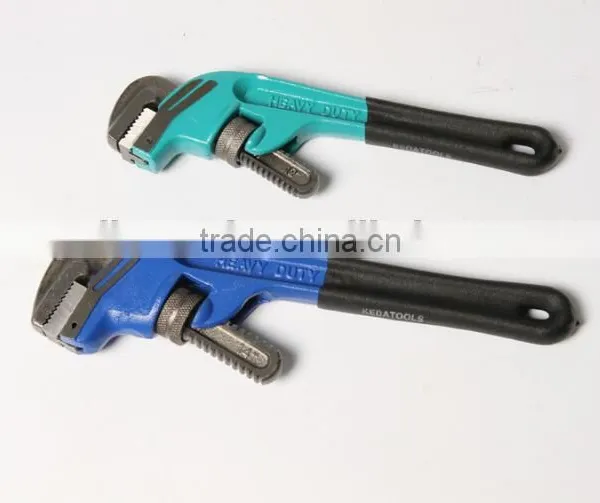 Heavy Duty Pipe Wrench Carbon Steel Angled Offset Pipe Wrench photo-4