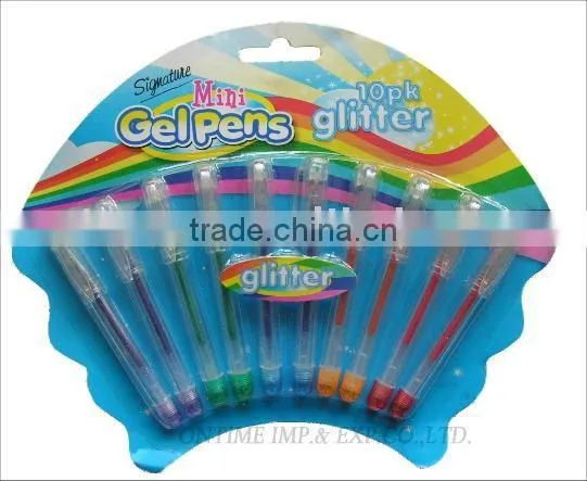 Item No: STA4075 10pcs Mini Gel Pens / Glitter Pens