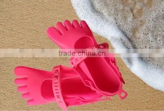 High Quality Rubber Beach Shoes Printing Your Own Logo photo-4