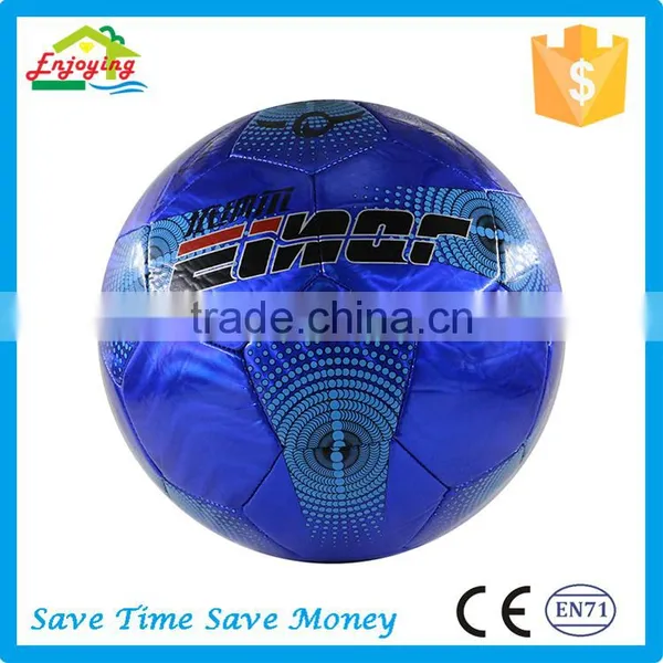 Laser Shiny Popular Eco-friendly Material Football Soccer Ball for Adults photo-5