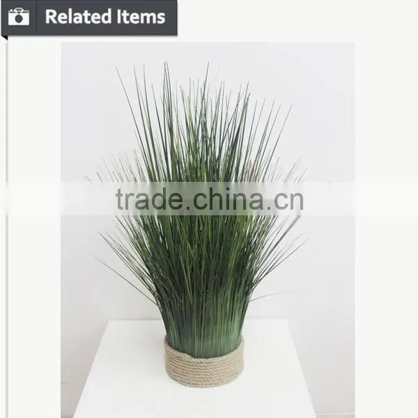 New Design Single Branch Artificial Grass Stem Onion Grass Bush for Display photo-6