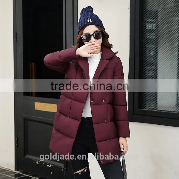 Ladys Winter Padded Jacket Wholesale Customized Qulited Jacket photo-3