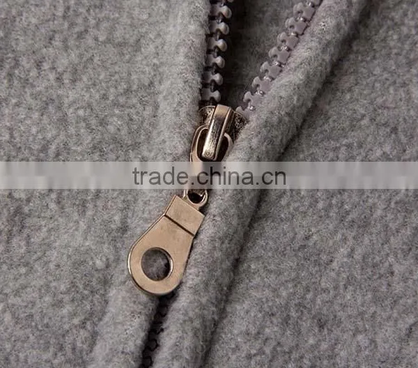 Factory OEM Men Women Fashion 100% Polyester Polar Fleece Jacket Warm Anti-pilling Soft Shell Sport Wear photo-3