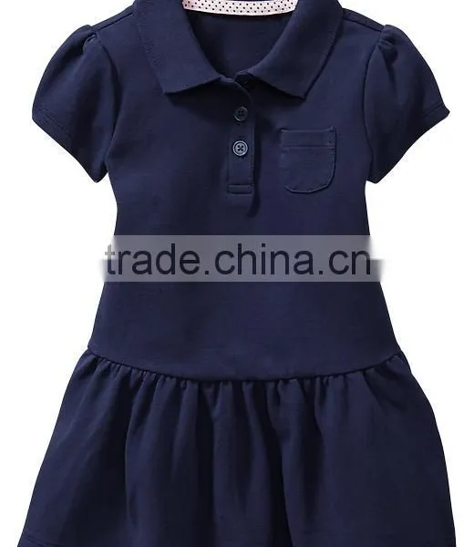 Design Students Uniform Polo Dresses in School Uniforms photo-4
