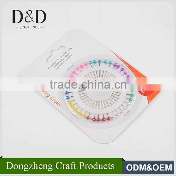 Hot Sale Multi Colour Sewing Accessory Round Pearl Head Pin for Ornament photo-2