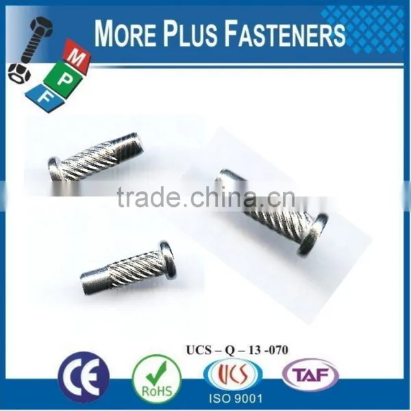 Made In Taiwan Special Screw Pan Head No 3 Square Drive Tapping Screw Type 17 Flat Top Pan Head With Knurl photo-6