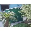 Sunor Small Powder Coated Tool Storage Shed , Nature Metal Garden Sheds / Garage / Carport
