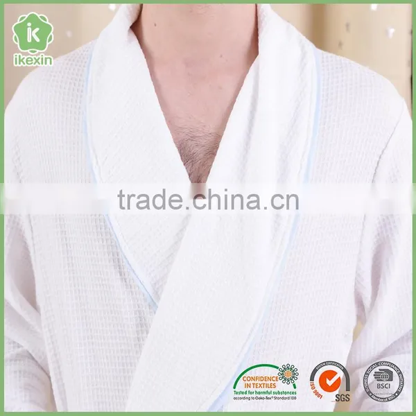 Promotion Hemmed Dyed Microfiber Adult Bathrobe photo-3