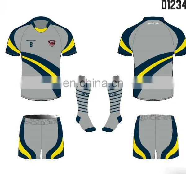 2015 Customize College Team Rugby Jersey Set photo-4