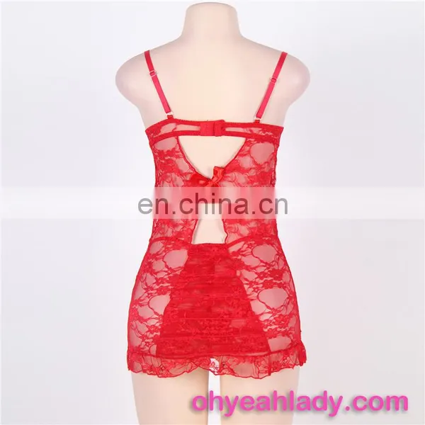 2017 Wholesale Lace Sexy Babydoll Lingerie for Girls photo-6