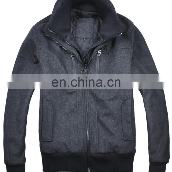 Quanzhou Fashion Woolland Diamond Quilted Men Cashmere Coat