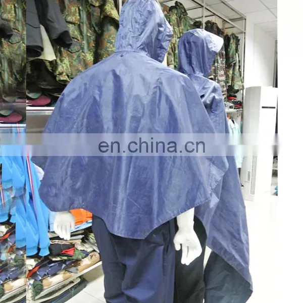 100% Waterproof Pvc Polyester Rain Poncho Plus With Custom Logo photo-4