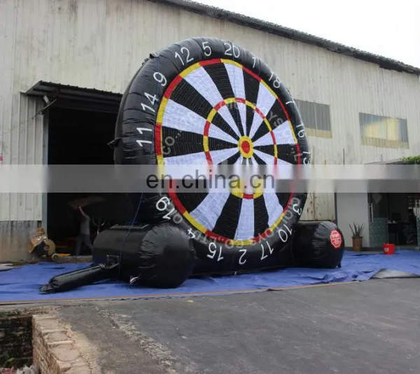Inflatable Football Dart Ball Games Black Color With Good Quality photo-5