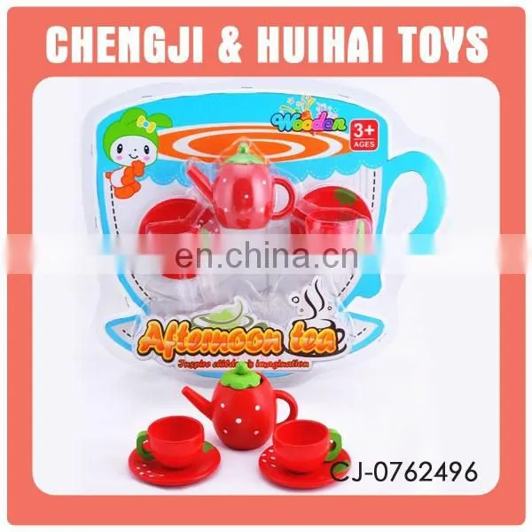 Funny Toy Kids Wood Play Kitchen Set