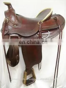 Trail Saddle - Leather Trail Western Saddle/hand Carved Western Saddle