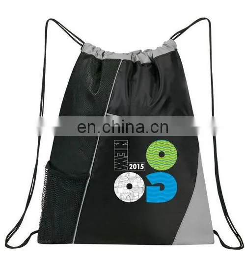 Custom Cheap Polyester Shoulder Drawstring Bags photo-4