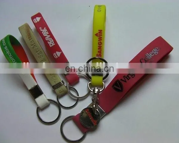 Cheap Custom Silicone Bracelet Keychains Manufacturer photo-5