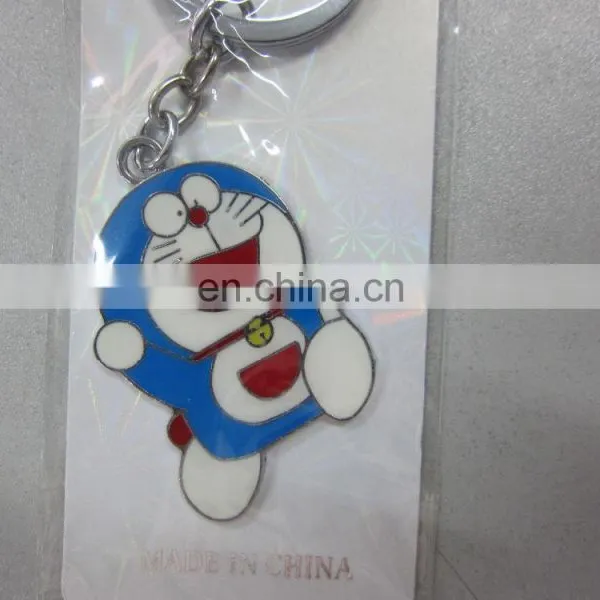Mini Cute Metal Cartoon Keychains With Epoxy Wholesale photo-3