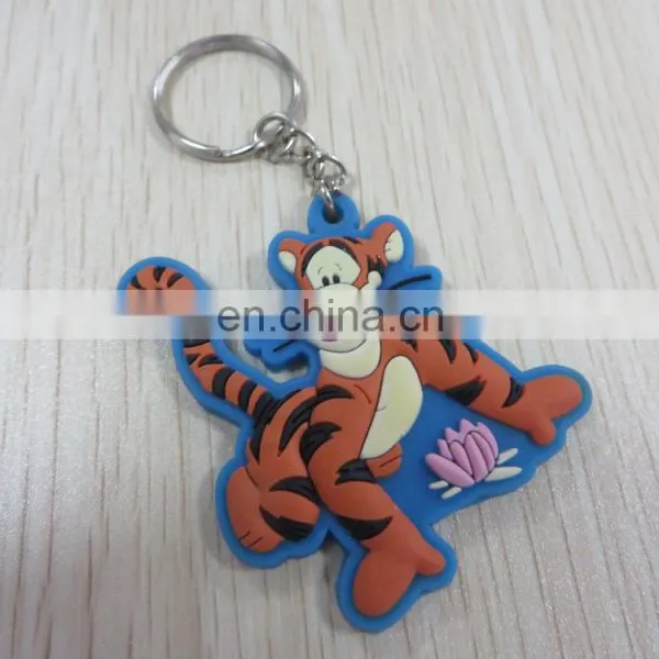 2016 New Custom Design Silicone Keychain With One Side Embossed Logo photo-4
