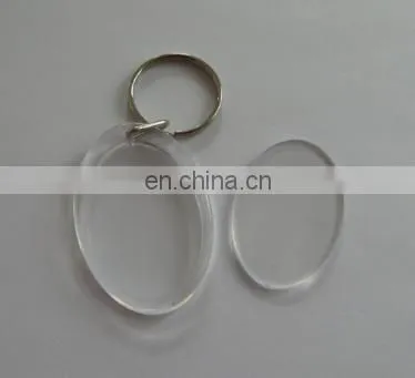 Custom Blank Plastic Key Tag Which Insert Paper photo-2