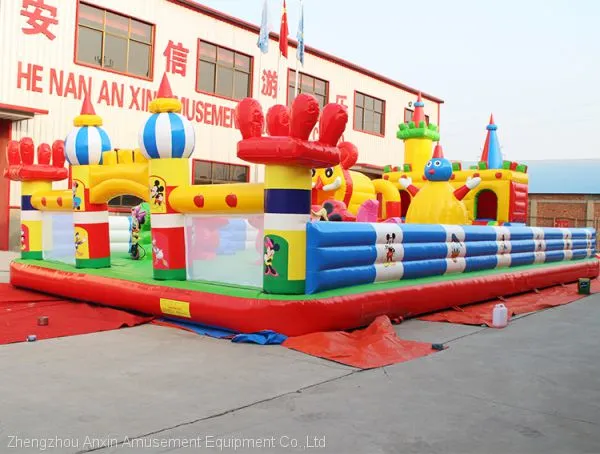 Giant Commercial Disney Playground Inflatable Bounce House for Sale photo-3
