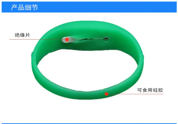 Led Silicone Wristband Sound Activated Flashing photo-2