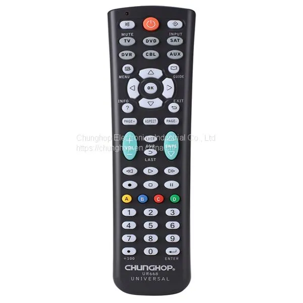 UR668 Universal TV Remote Control 6 in 1 infrared remote controller learning remote control