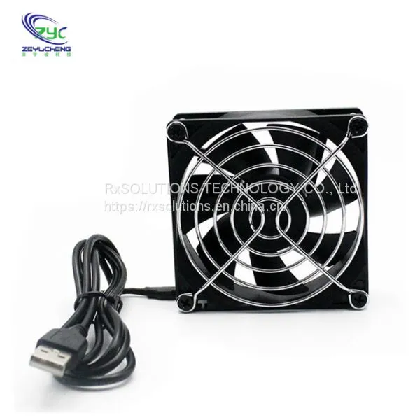 Black 8CM 8025 Ball Bearing Computer Case Cooling Fan With 1300RPM photo-5
