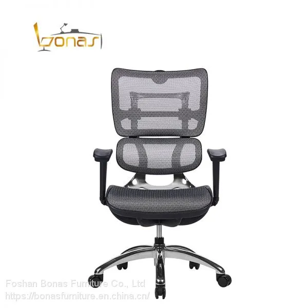 High Quality Executive Mesh Ergonomic Office Chair With Headrest for Boss photo-4