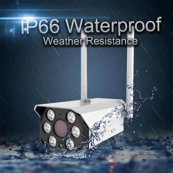 H. 265 3.0MP IR Bullet Security Surveillance HD WiFi IP Camera With Voice Alarm photo-2