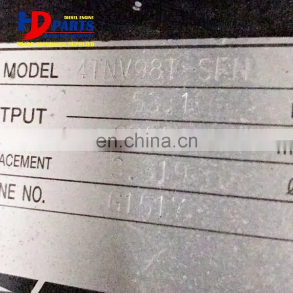4TNV98T 63.1KW Cylinder Diesel Engine and Parts Names photo-4