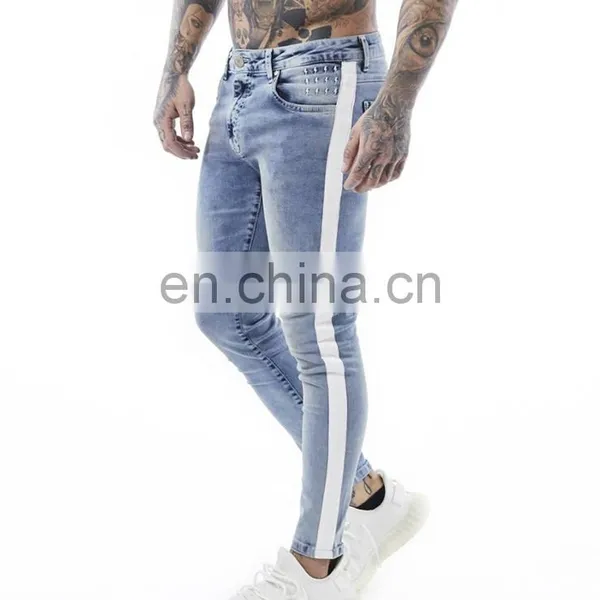 DiZNEW CUSTOM FASHION SKINNY DENIM JEANS FOR MEN photo-5
