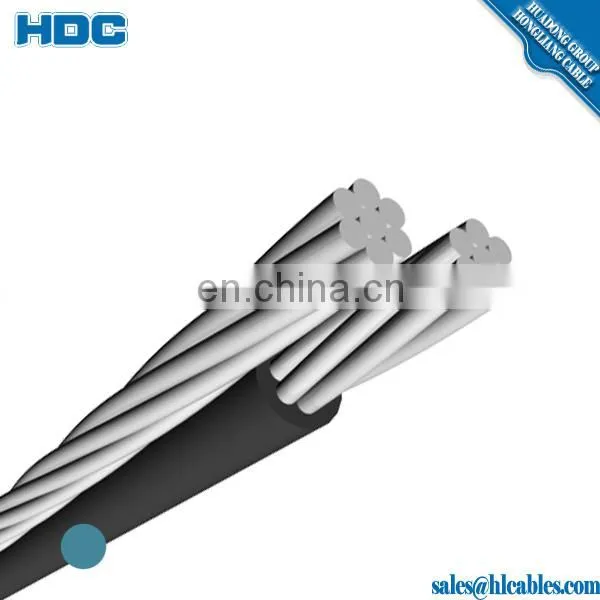 Overhead Aluminum Conductor Twisted 2*10mm2 Aerial Abc Cable photo-6