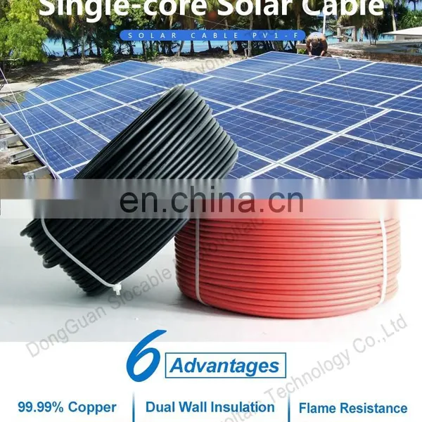 Slocable Hot Selling Photovoltaic System 2.5mm PV Wiring photo-5
