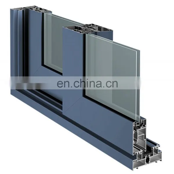 SHENGXIN Aluminum Tempered Glass Kitchen Sliding Stacking Door photo-2
