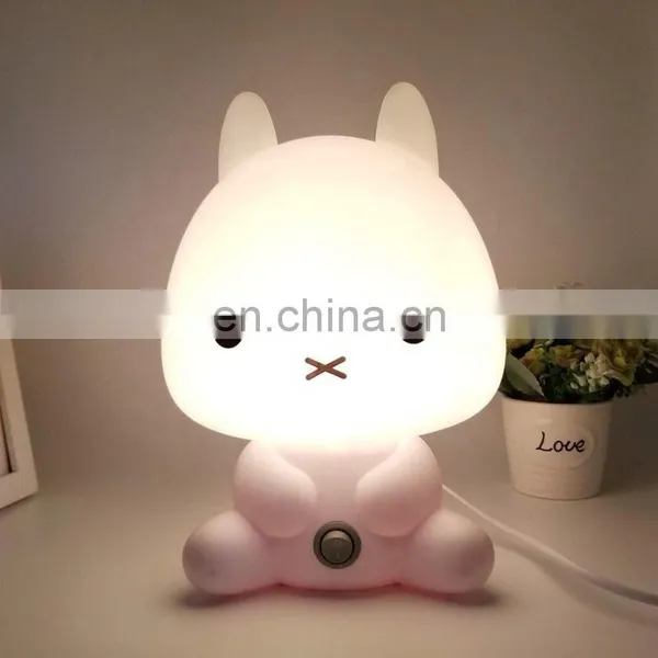 3D Led Cartoon Panda Night Light Bedroom Decorative EU Plug Light for Kids photo-5