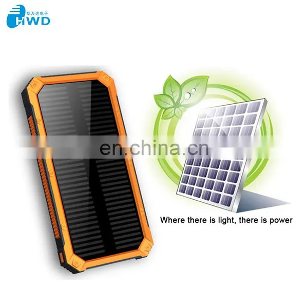 Solar Power Bank 12000mah Light Solar Power Charger LED Screen Display Recharge Battery Power Charger photo-4