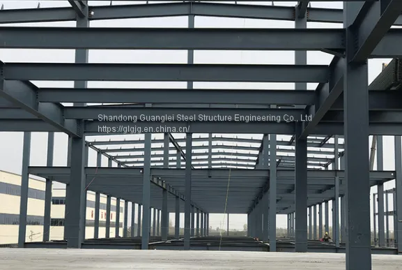 New Design Reliable Seismic Earthquake Prefabricated Light Steel Structure Muti Slope Workshop photo-3