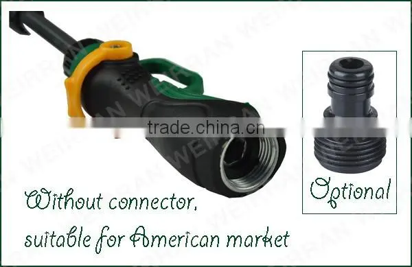 (84706) Garden Watering Tool Hose End Sprayer, 8 Patterns Aluminum TPR Covered 16'' Water Wand photo-4